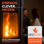 HEIZFUXX Premium Holzpellets (Blau) – 975 kg Palette (65 x 15 kg Säcke) – 6 mm Weichholz-Pellets, ENplus A1 zertifiziert, hoher Heizwert & aschearm - Image 7