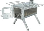 Winnerwell Nomad View Small (1G S) – Kompakter Camping-Zeltofen aus Edelstahl – Portabler Holzofen mit großem Sichtfenster – Ideal für kleine Zelte & Teepees – Inklusive Zubehör-Set - Image 2