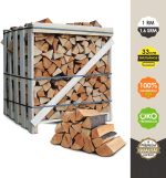 JSM-Brennholz Premium Buchen-Brennholz 33 cm – 1 RM ofenfertig auf Palette gestapelt (ca. 1,6 SRM / 500 kg) – Für Kamin, Ofen, Grill & Smoker - Image 3