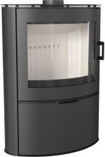 Kratki Steel AB Kaminofen – 10 kW, zylindrischer Kamin in Schwarz - Image 6