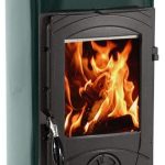 La Nordica Super Junior Kaminofen – 5 kW – Kompakter Guss-Heizofen – Mit Kochplatte – Energieeffizienzklasse A – Für bis zu 143 m³ – Platzsparend