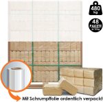 Kiefernholzbriketts (100 % Kiefer) auf Palette – 480 kg – Premium-Brennstoff für Kamin, Ofen, Grill & Smoker - Image 3
